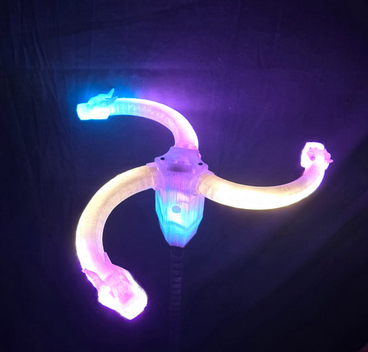 3 Pronged LED Dragon Staff